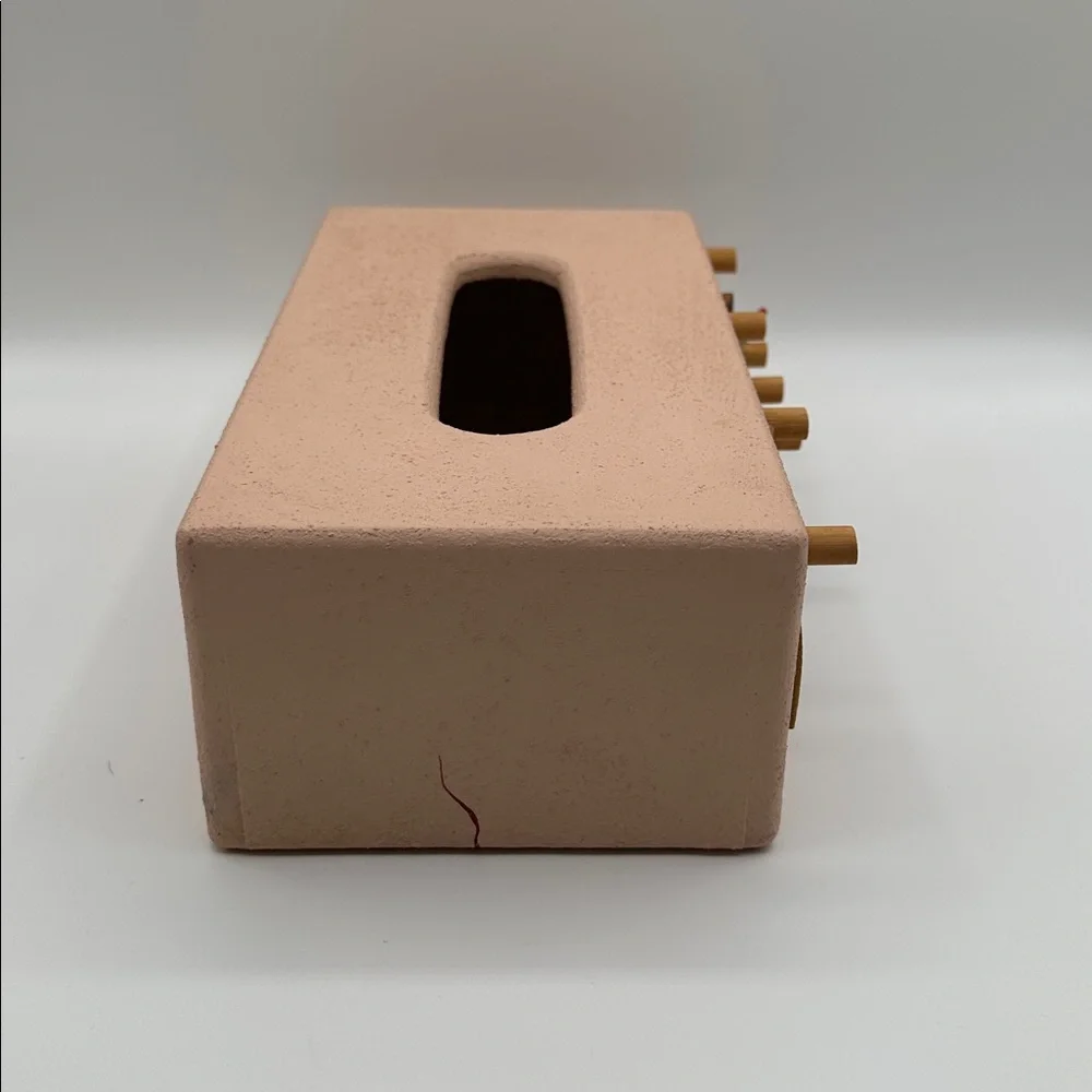Vintage Southwest style artisan tissue holder